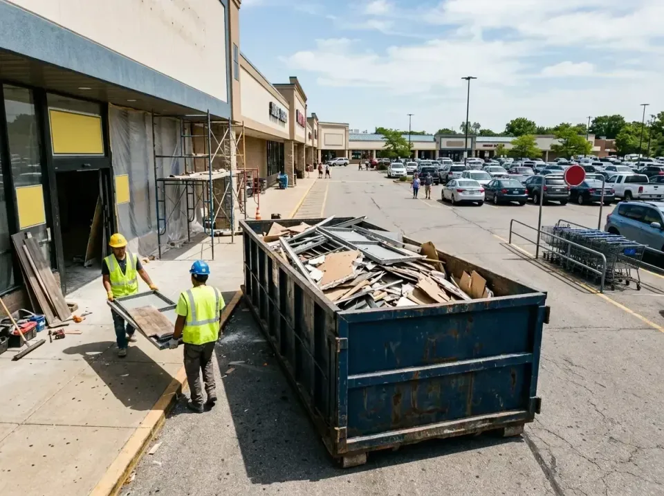 retail-store-renovation-debris-003 — frequently asked questions, Roll-off Dumpster Rentals in Sanger, TX